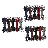 Baluue 15 Piezas banda de goma de hilo elástico cuerda de envolver lazos elásticos para el cabello cordones elasticos cinturones elasticos cordón de abalorios de joyería cuerda elástica