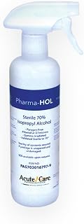 Pharma-Hol Sterile 70% Isopropyl Alcohol, 9 16oz Spray Bottles, 70% IPA/30% WFI(Water For Injection
