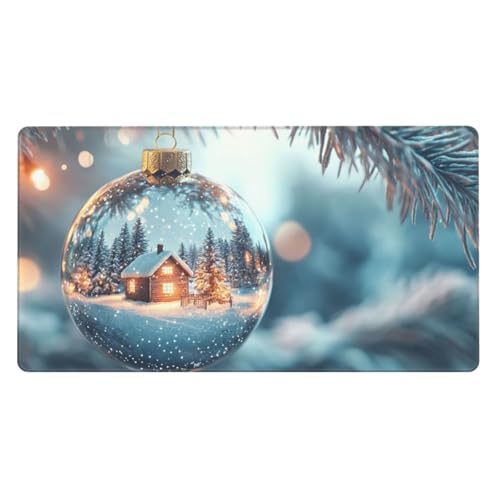 Mauspad Kabine Schreibtischunterlage Kunst Mauspad Groß 800x300x3mm XXL Mousepad Gaming verbessert Präzision und Geschwindigkeit, Desk Mat Wasserabweisend und Verstärkte Kanten, für Home Office