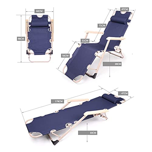 Chaise Zero Gravity avec assise de 55 cm de large et structure inclinable - 3