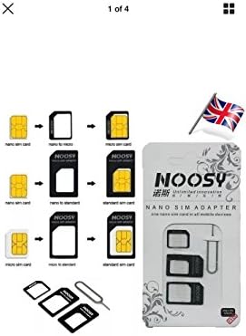 Sim Card Adapter - Nano Sim to Micro Sim, Nano Sim to Standard Sim and Micro Sim to Standard Sim Adapters Converts for All Mobile Phones
