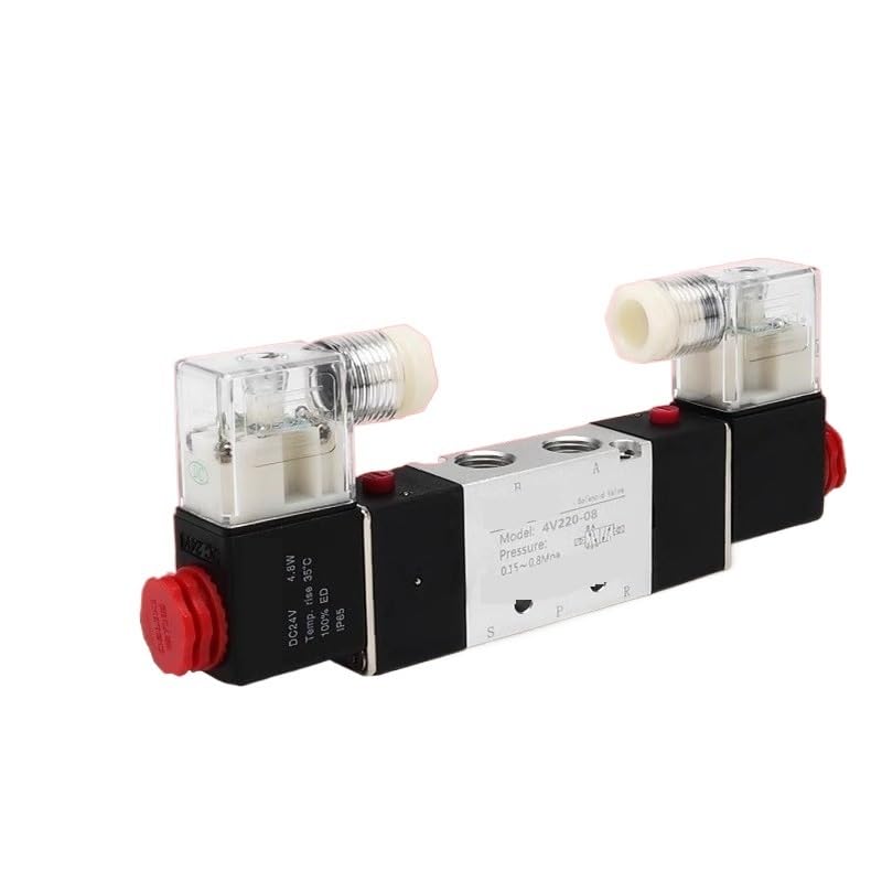 Électrovanne 4V220-08 AC220V évite les pertes de pression pneumatique