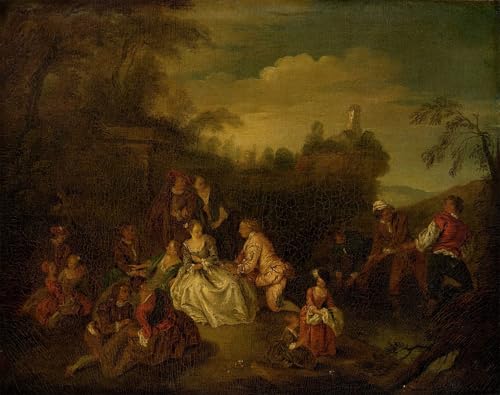 Impressions sur toile haute definition Jean Baptiste Pater 60x90cm