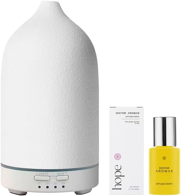 Difusor Ultrasónico Aromaterapia Piedra Lava Doctor Aromas 120ml