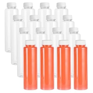 Restaurantware 340 ml Saftflaschen mit Sicherheitskappe, 100 Stück