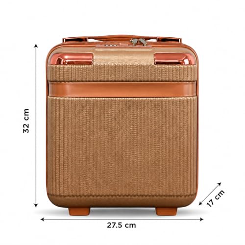 Image of YAGZON Vanity Box Makeup Organiser Case (Waterproof) ABS Stylish Cosmetic Storage Jewellery, Skincare & Beauty Storage Jewellery Box Cosmetic Artist (Multi 1)