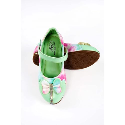 Tiny Bugs Girls Bow Embellished Ballerinas - Multi
