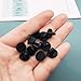 Rubber Pin Backs, 100PCS Lapel Pin Backs, Pin Safety Backs for Brooch Tie Hat Badge Insignia, Black
