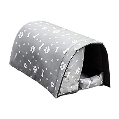 Casetta Per Gatti Da Esterno, Impermeabile E Termica - 45x43x40 Cm, Con Cuscinetto Staccabile
