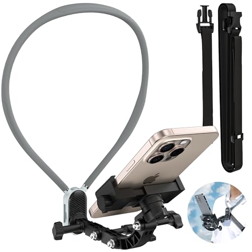 JDHDL Neck Mount for Phone, Action Camera, POV/Vlog Recorder