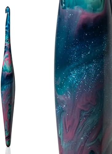 Furls Crochet Hook, Streamline Galaxy, Ergonomic Handle Crochet Hooks 7" (Supernova, J - 6.00MM)