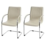 Dimensionen (HxLxB): 93x56x56cm | Material: Sitzbezug: PVC (100% Polyvinyl Chlorid) - Gestell: Verchromter Stahl | Farbe: Sitzbezug: creme - Gestell: silberfarben