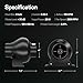 VIVOSUN D4 4 Inch 195 CFM Inline Duct Ventilation Fan HVAC Vent Blower for Hydroponics Grow Tent