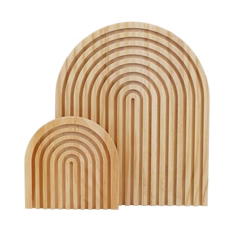 Tabla para cortar de madera decorativa 2 piezas miniatura 1