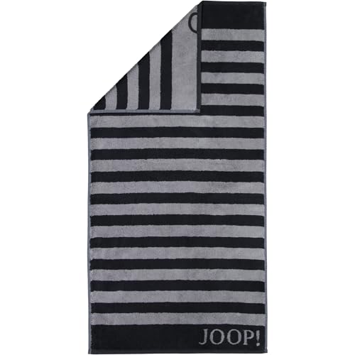 Joop! Toallas Classic Stripes 1610 Negro – 90, 100 % algodón, toalla de sauna 80 x 200 cm