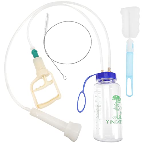 1 Set Cattle and Sheep Milking Machine Farm Supplies Farm Equipment Manual Milking Machine Portable Hand Breast Pump Cow Goat House Portable Milker