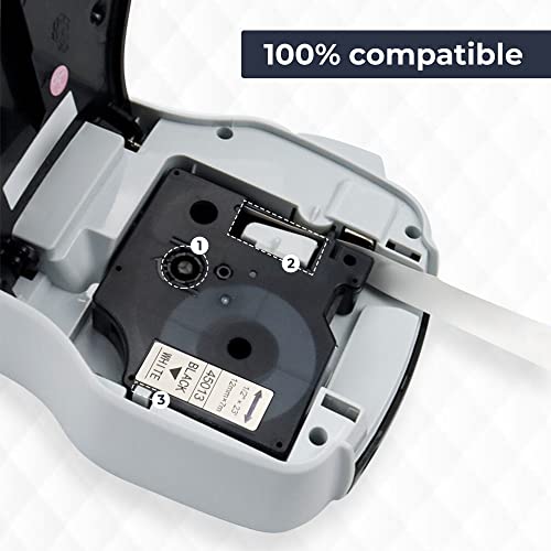 Étiquettes Dymo D1 12mm Leyf résistantes et faciles à décoller - 3