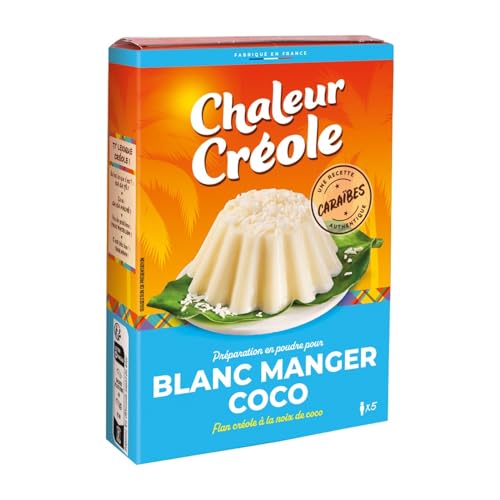 Flan Blanc-Manger Coco CHALEUR CRLE boîte 85g lot de 4