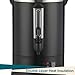 120 Cup Stainless Steel Coffee Urn, 18 L Double Wall Coffee Dispenser, Commercial Grade Hot Beverage Dispenser, Fast Brewing, Perfect for Buffet Party Catering Wedding, Easy Cleaning