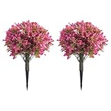 Tyenaza Künstlicher Pflanzenspieß, 45,2 cm (17,8 Zoll), Bodenstecker für den Außenbereich, geeignet für Garten, Terrasse, Veranda und Balkon