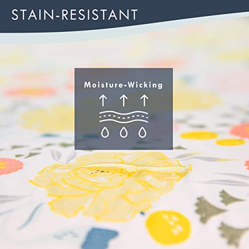 Where The Polka Dots Roam Light Floral Bedsheets King Size, Super Soft Wrinkle Resistant Bedding Set For Boho Room Décor, Premium Floral White King Bed Sheets For Girls, Teens And Master Bedrooms #TOP3