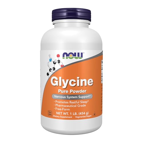 NOW Foods Supplements, Glycine Pure Powder, Promotes Restful Sleep*, Neurotransmitter
