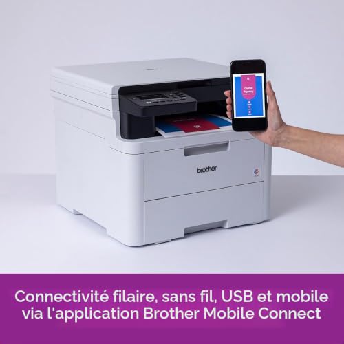 Brother DcP-L3520cdw Led A4 2400 X 600 Dpi 18 Ppm WI-Fi (dcP-L3520cdw Laser Mfp Led Sld - Ink Monoch Mfp 18ppm 600x2400) - Versione uk