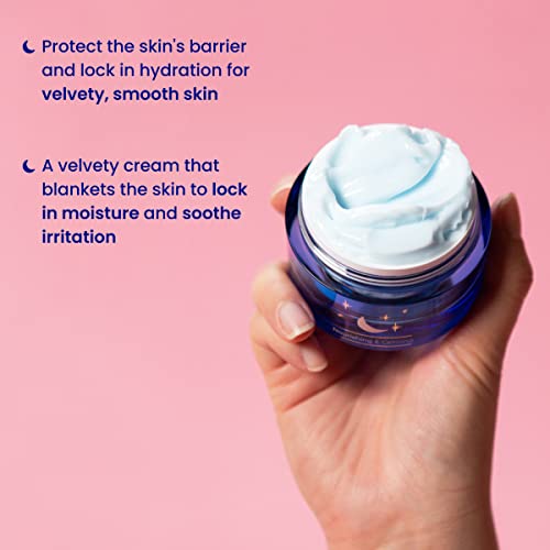 Facetory Moon Velvet Sleeping Mask Moisturizer With Shea Butter And Azulene - Improve Dry, Irritated, And Dehydrated Skin - Nourishing, Calming, Moisturizing, 50 Ml/ 1.69 Fl Oz #TOP3