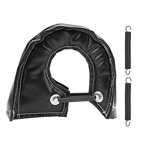 Turbo Blanket Thermal Heat Barrier Cover, Compatible with T3 T25 T28 GT25 GT35 Turbocharger, High Temp Up to 2000 Fahrenheit, Protects Surrounding Components, Bl