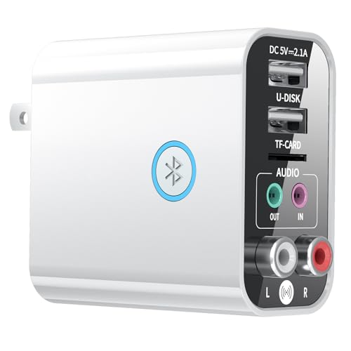 YAMPORT 2-in-1 USB Bluetooth Transmitter/Receiver and Charging Block.