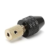 100% nuevo y de alta calidad. 2 portabrocas universales multicambio rápido con llave M3 y eje para herramientas giratorias.