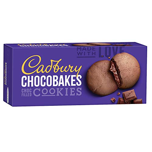 Image of Cadbury Chocobakes Choc Filled Cookies, 75g - Pack of 10 + Cadbury Chocobakes Choc Filled Cookies, 150g - Pack of 4