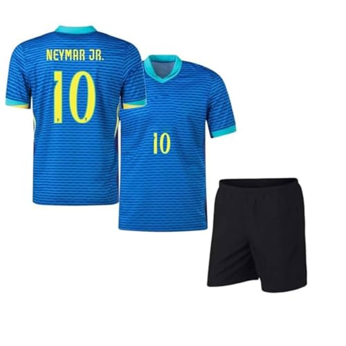 Image of Neimaar 10 Football Jersey 2024 /25 with Black Shorts