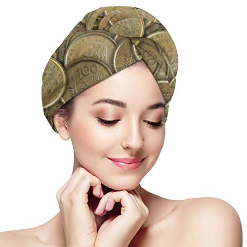 QHMY Quick Magic Dryer, Gorro de Pelo seco de Fibra de Ducha,...