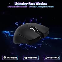 ATTACK SHARK X11 SE Leichte kabellose Gaming-Maus – Ansicht 4
