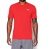 Under Armour Men's Threadborne Streaker Short Sleeve T-Shirt, Rocket Red/Rocket Red, X-Large