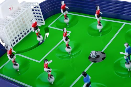 Outtec® Tischfußball auf Federn, Fußballspiel, Fußballspielzeug, Kickertisch – Bild 3