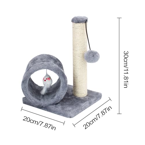 Colonne à chat interactive avec cachette suspendue et parcours de jeu - 6