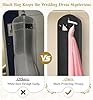 KEETDY 72" Wedding Dress Garment Bag for Travel with 4" Gusseted Long Hanging Dress Bags for Gowns for Women Garment Cover Clothes Storage for Closet, Black #2