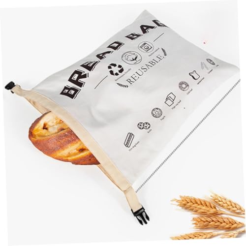 Bolsa de pan de algodón reutilizable Veemoon con acabados de alta resistencia 8