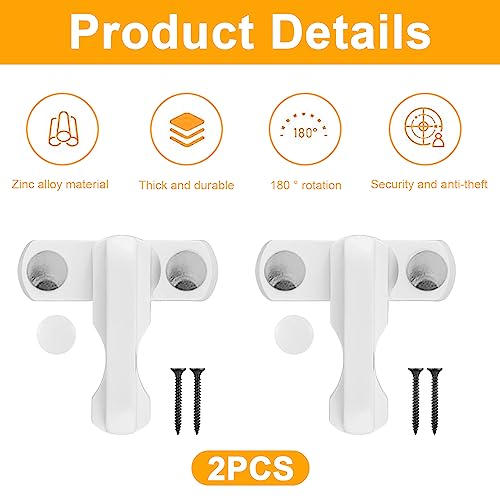 Window Jam Lock Sash Jammers Window Locks, 4 Pack UPVC PVC Doors Windows Home Security ...