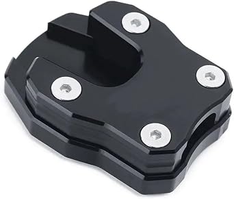 Motorcycle Kickstand Pad X95-Enlarge Kickstand Pad Extension for Ho&nda CT125 CT 125 Cub 2020- Black