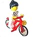 Produktbild LEGO City - rotes Fahrrad mit Mädchen / Frau mit Halskette - wie abgebildet.