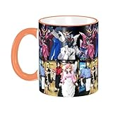 機動戦士ガンダム 保温 大容量 おしゃれ マグカップ かわいい コーヒーカップ ティーカップ 330ml 陶器製 食器、カップ ギフト プレゼント オフィスや家庭に最適 Orange