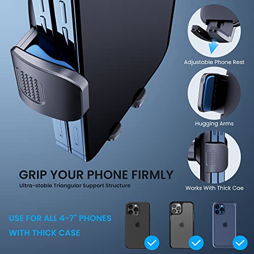 Phone-Mount-for-Car-Phone-Holder-Mount-Upgraded-Metal-CD-Slot-Phone-Holder-Car-Cell-Phone-Holder-Car-Thick-Cases-Friendly-iPhone-Holder-for-Car-Phone-Mount-for-CD-Player-Compatible-with-All-Smartphone