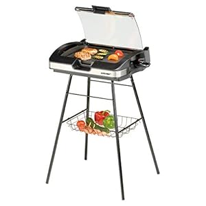 Cloer 6720 Barbecue-Grill mit Glasdeckel