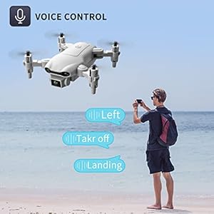 4DV9 Mini Drone for Kids with 720P HD Camera FPV Live Video RC Quadcopter Helicopter for Adults beginners Toys Gifts,Altitude Hold, Waypoints Functions,One Key Start,3D Flips,3 Batteries,Gray。 - immagine 4