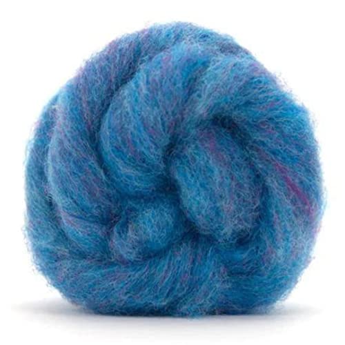 Image of Revolution Fibers Frutti Looped Wool Variety Pack | 8 Luxurious Blended Colors of Corriedale Fleece Fiber | Perfect for 3D Needle Felting, Wet Felting & Spinning