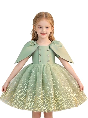 Robe fille fleuriste en tulle pour cortège et fête de princesse