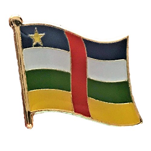 Backwoods Barnaby Central African Republic Flag Lapel Pin